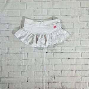 California Kisses White Dance Skort Size Large